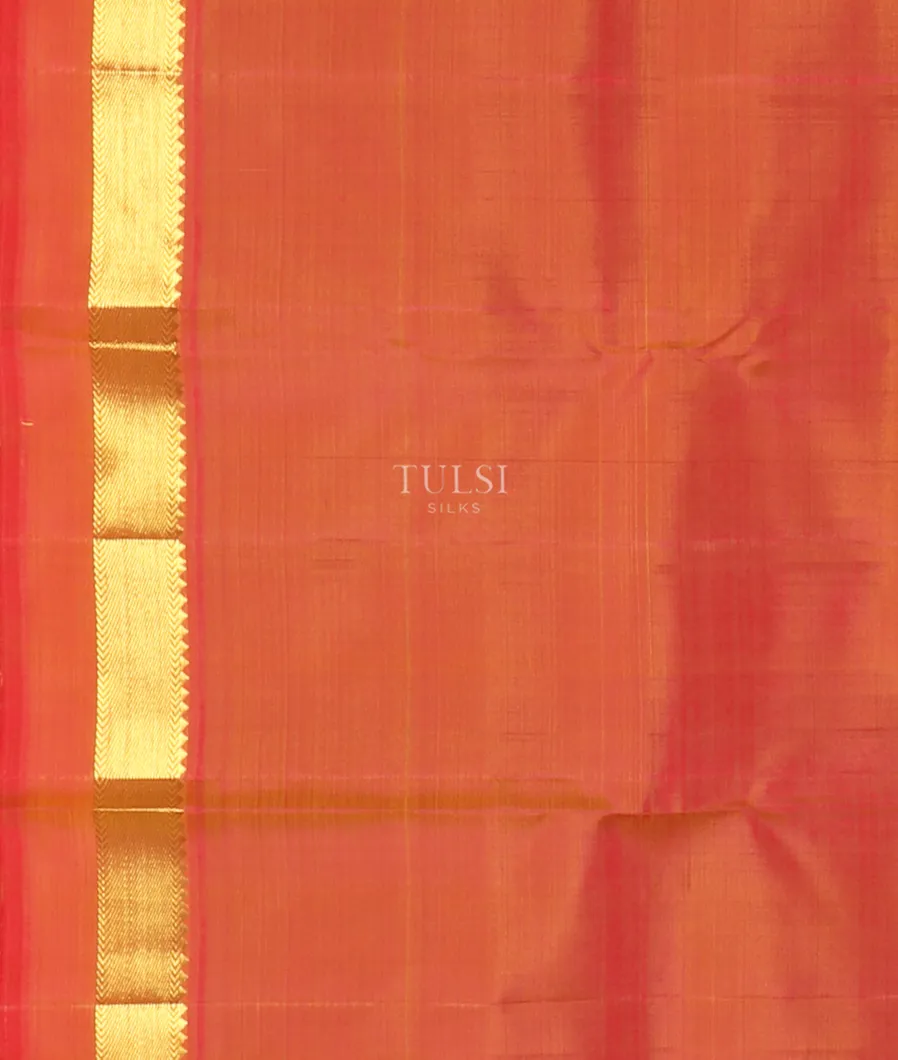 Yellowish Green Kanjivaram Silk Saree T5385893