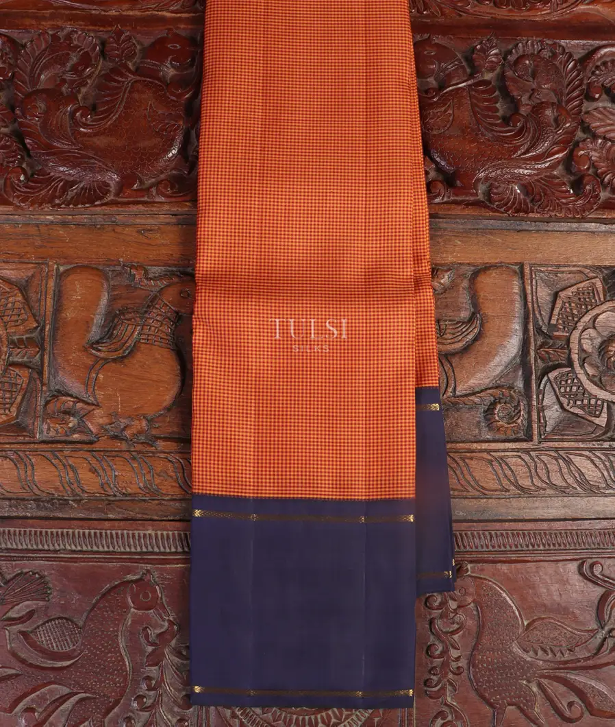 Orange Kanjivaram Silk Saree T520499-image