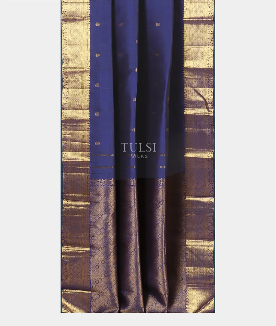 Blue Kanjivaram Silk Saree T5335412