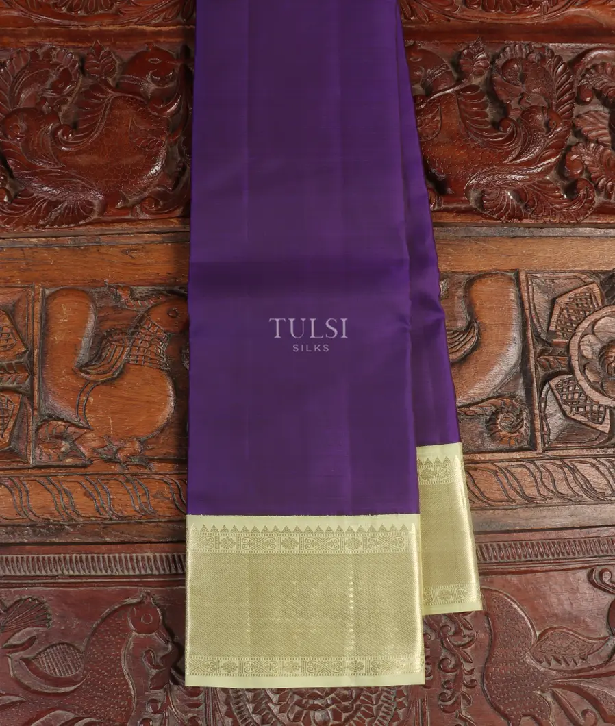 Purple Kanjivaram Silk Saree T536581-image