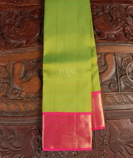 Yellowish Green Kanjivaram Silk Saree T5278071