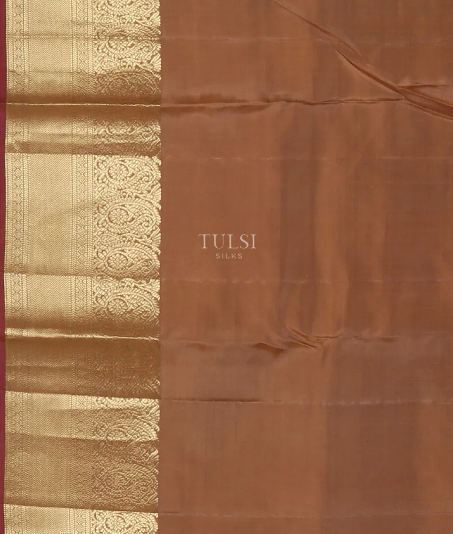 Brown Soft Silk Saree T4891233