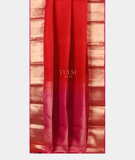 Red Soft Silk Saree T5017902