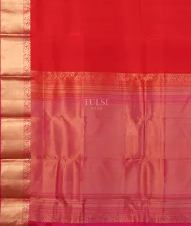 Red Soft Silk Saree T5017904