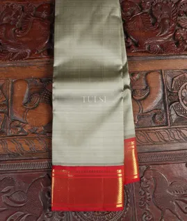 Grey Kanjivaram Silk Saree T5395621