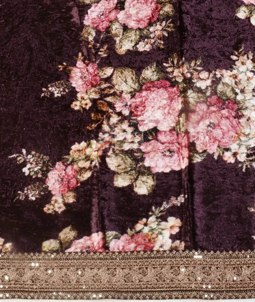 Pink Kora Tissue Organza Embroidery Saree T5431043