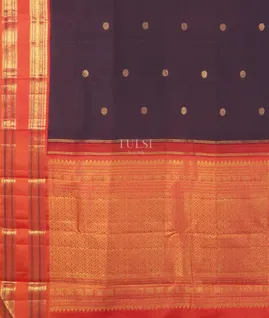 Purple Kanjivaram Silk Saree T5386854
