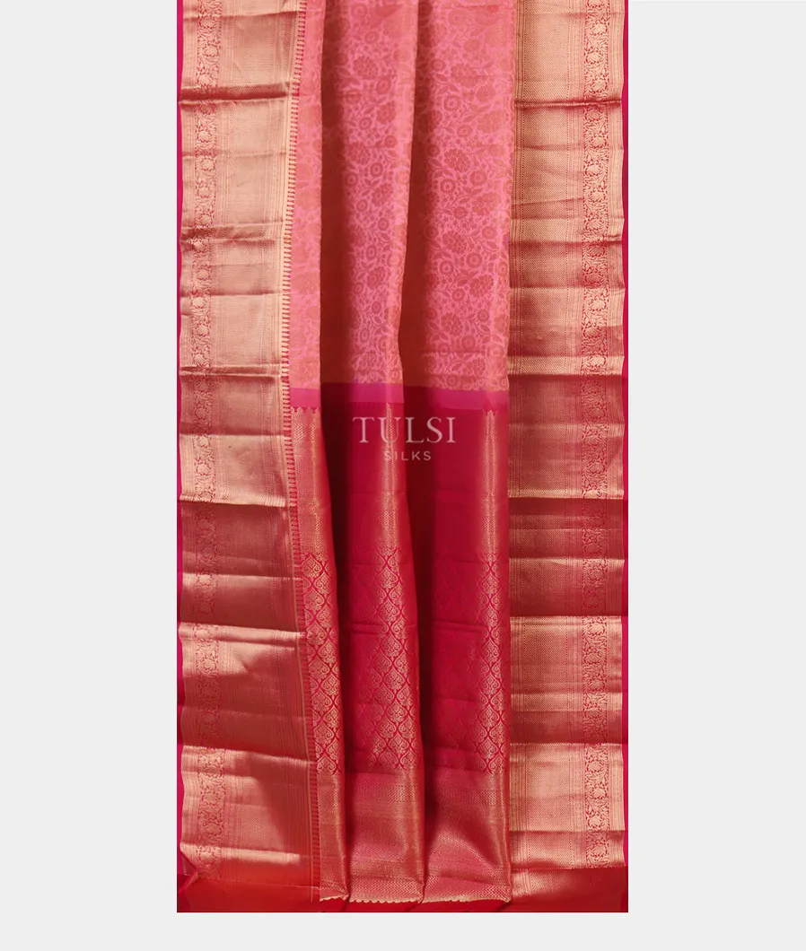 Pink Soft Silk Saree T5412442