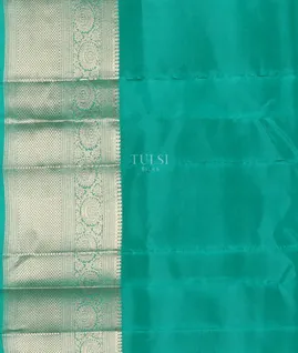 Green Soft Silk Saree T5412373
