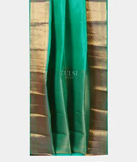 Bluish Green Soft Silk Saree T5357652