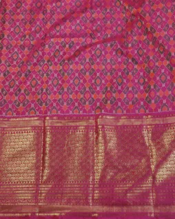 Pink Twill Kanjivaram Silk Saree T3600153