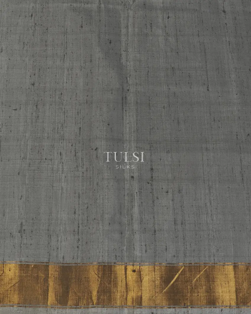 Grey Patola Silk Saree T5312033