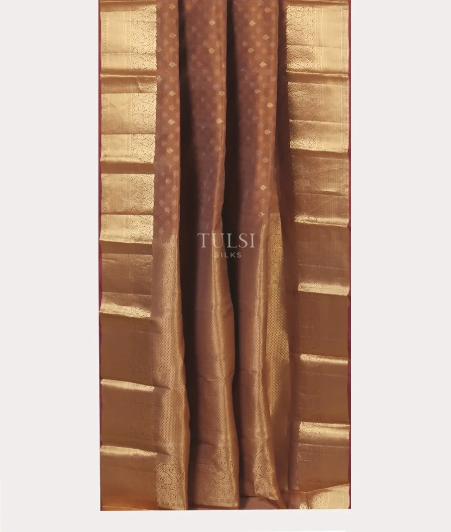 Brown Soft Silk Saree T4986262