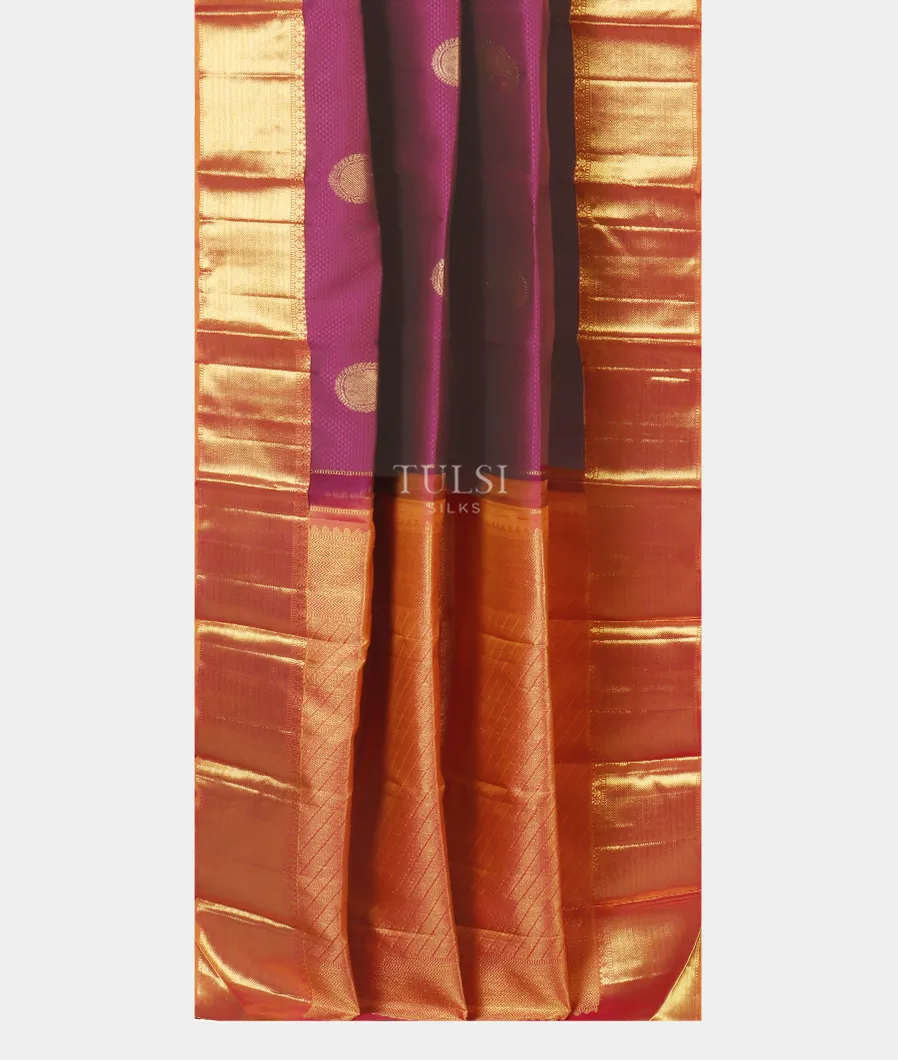 Purple Kanjivaram Silk Saree T5318692