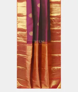 Purple Kanjivaram Silk Saree T5318692