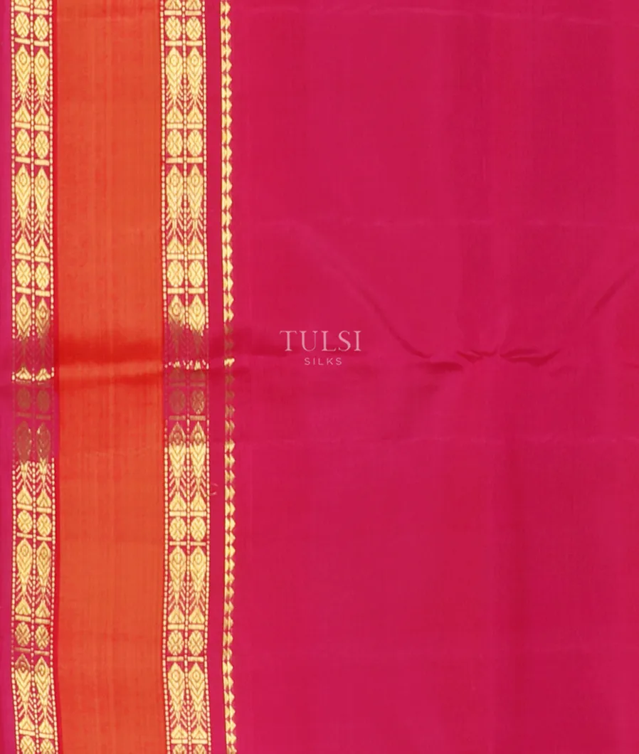 Yellowish Green Kanjivaram Silk Saree T5400613