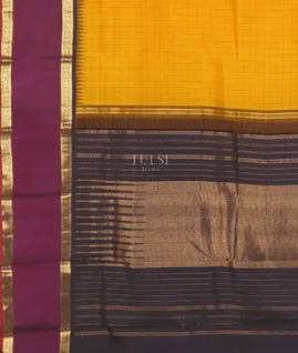 Yellow Kanjivaram Silk Saree T5401604