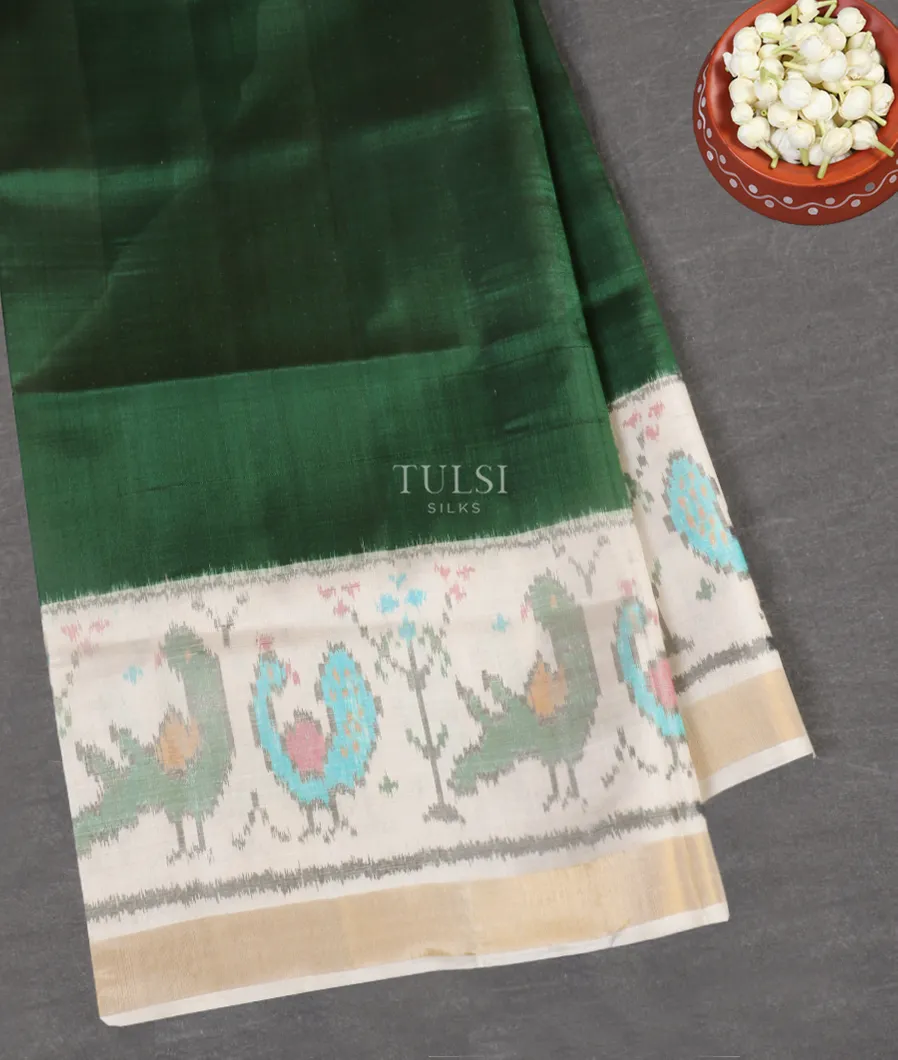 Green Patola Silk Saree T544980-image