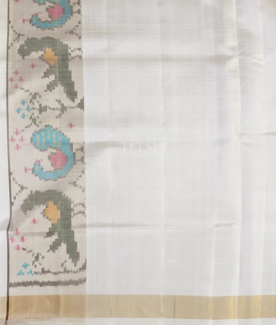 Green Patola Silk Saree T5449803