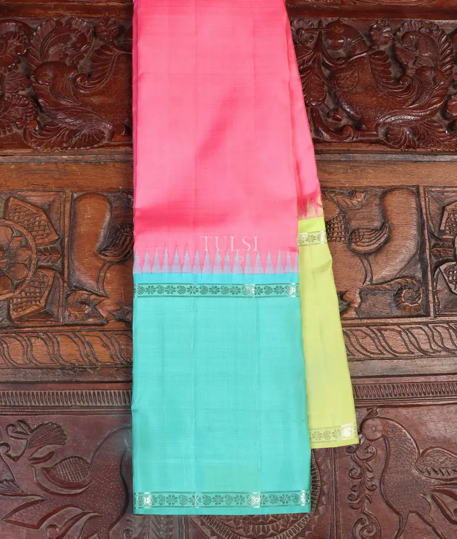 Pink Kanjivaram Silk Saree T538483-image