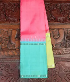 Pink Kanjivaram Silk Saree T5384831