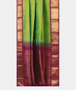 Yellowish Green Kanjivaram Silk Saree T5400652