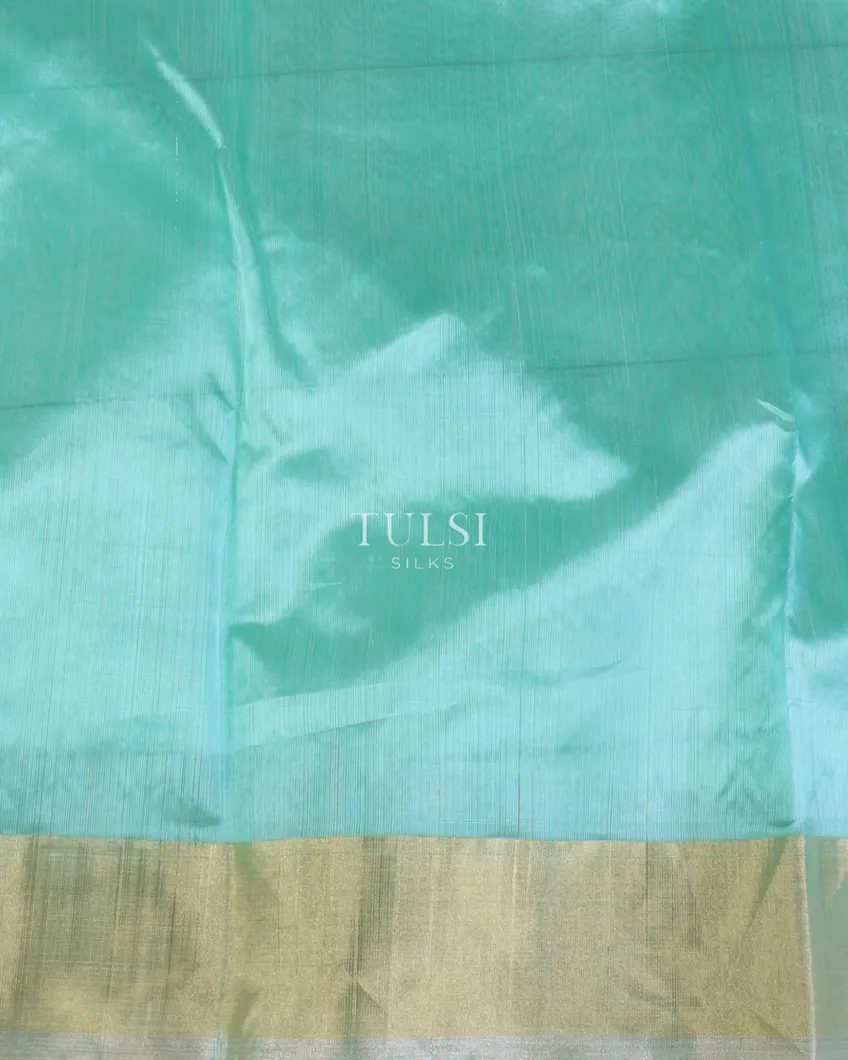 Blue Chanderi Silk Saree T5178573