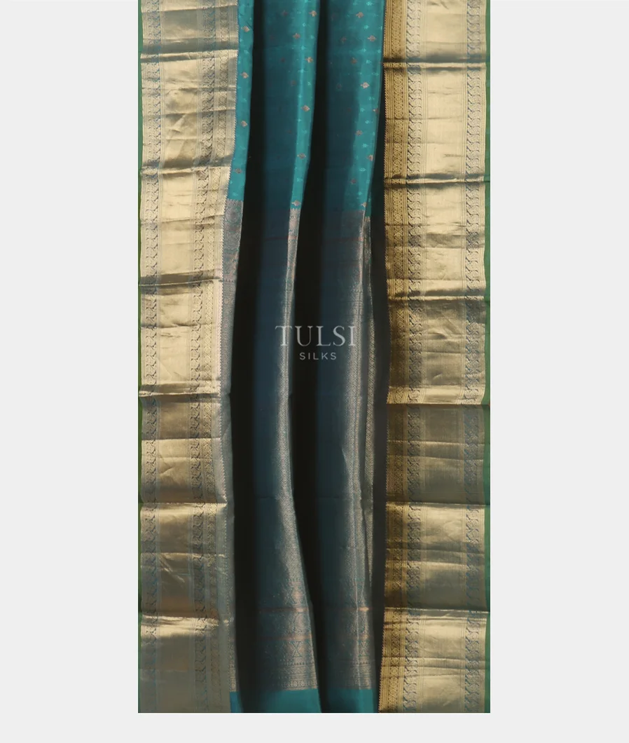 Blue Soft Silk Saree T4810622