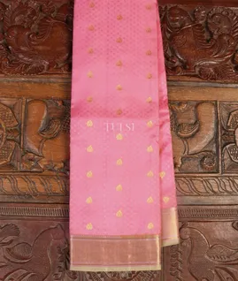 Pink Soft Silk Saree T5255591
