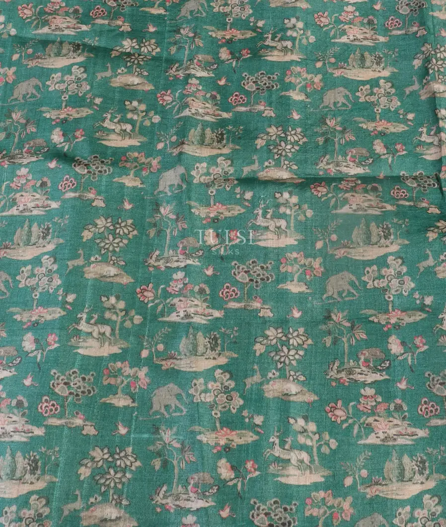 Beige Woven Tussar Saree T5413045