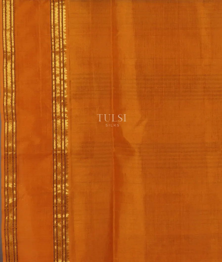 Peacock Blue Silk Cotton Saree T5418353