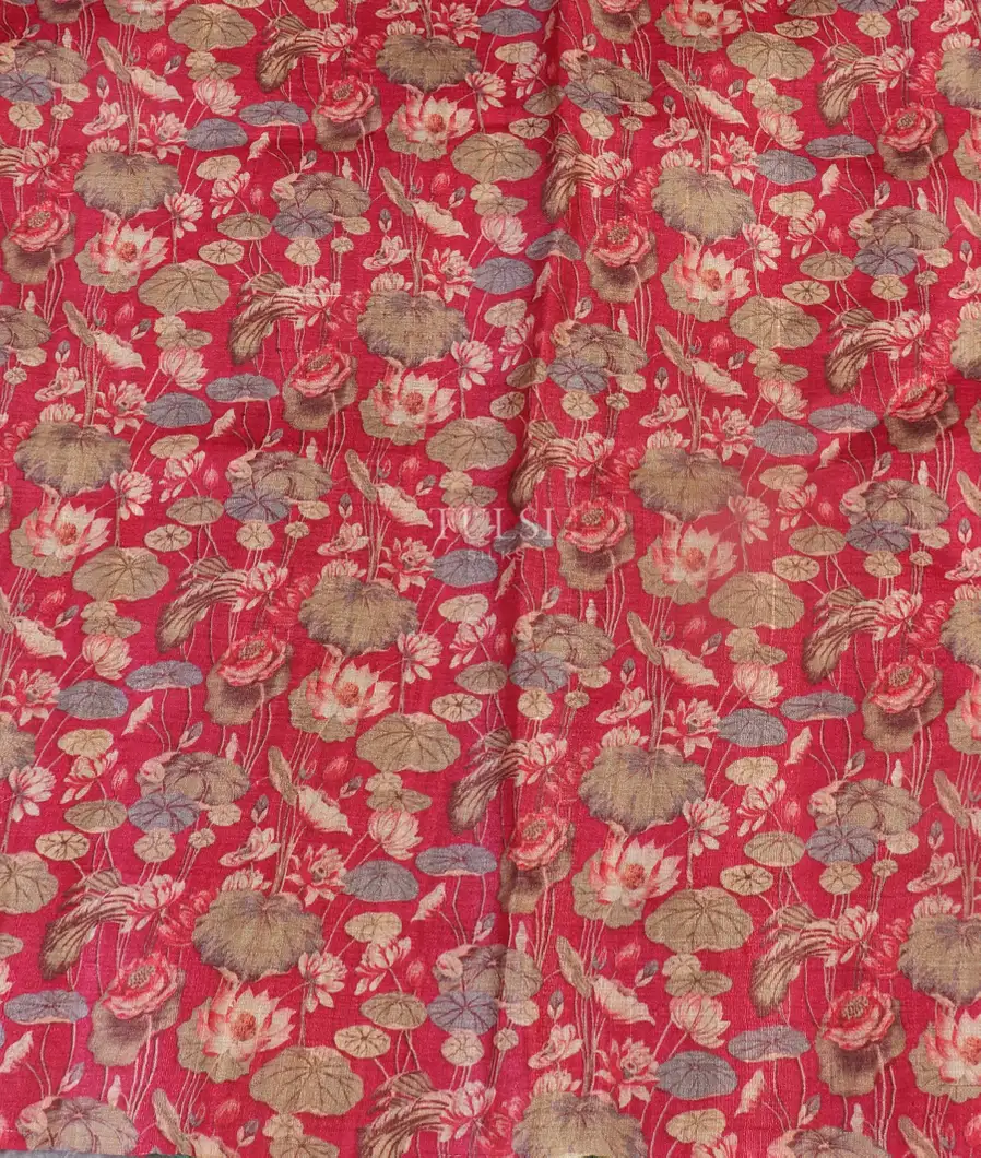 Green Woven Tussar Saree T5413134