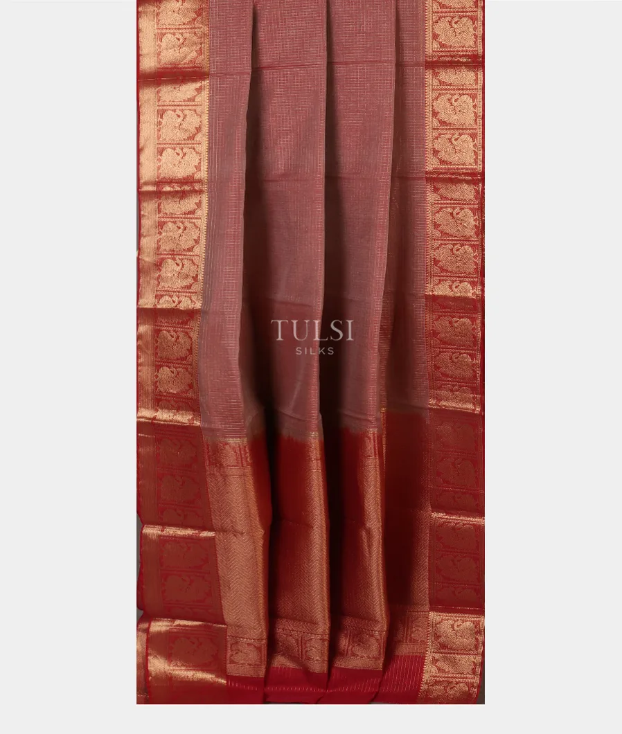 Pink Silk Cotton Saree T5408952