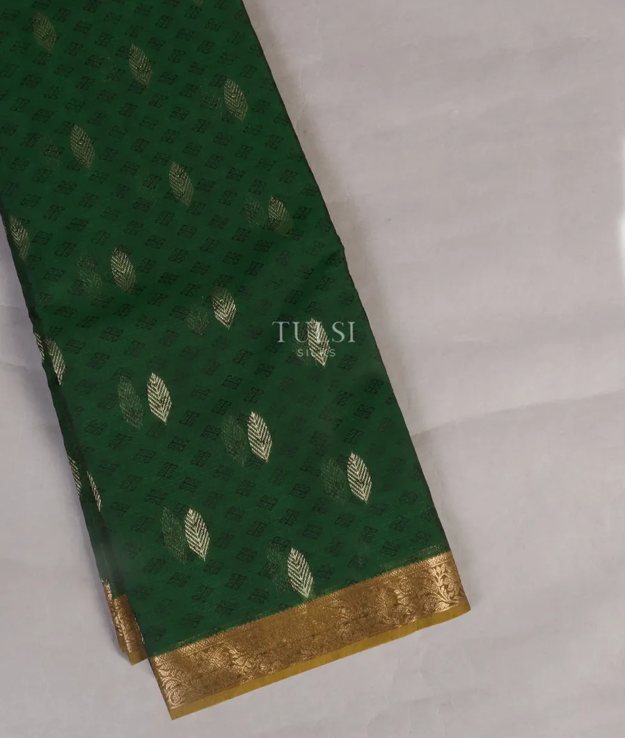 Green Silk Cotton Saree T540836-image