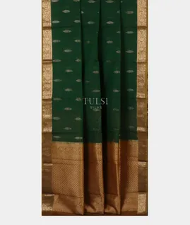 Green Silk Cotton Saree T5408362