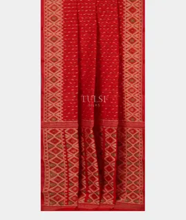 Red Dhakai Cotton Saree T5435362