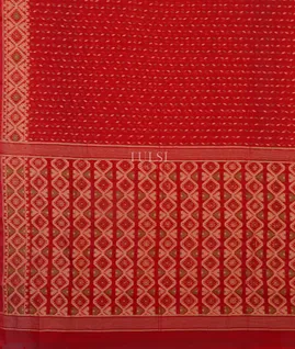 Red Dhakai Cotton Saree T5435364