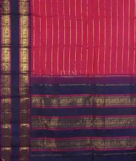 Magenta Kanjivaram Silk Saree T5231414