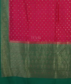 Pink Banaras Tussar Saree T5378764
