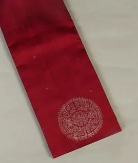 Red Banaras Tussar Saree T5481551