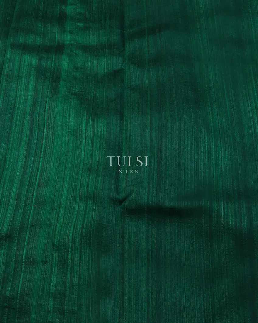 Green Banaras Tussar Saree T5479713