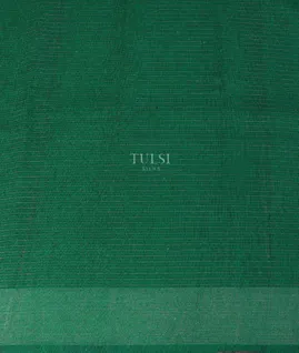 Green Woven Tussar Saree T5413103
