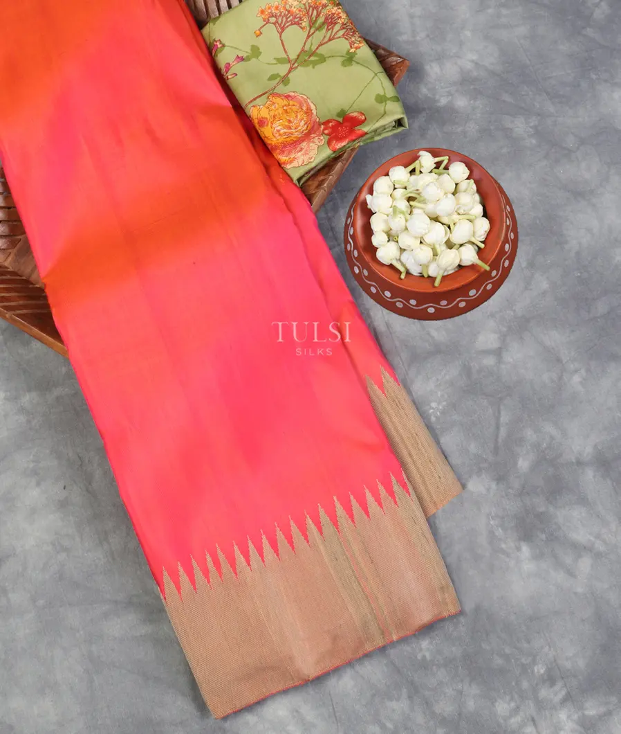 Maroon Kanchipuram Silk Saree | Silk saree banarasi, Silk saree kanchipuram,  Kanchipuram saree