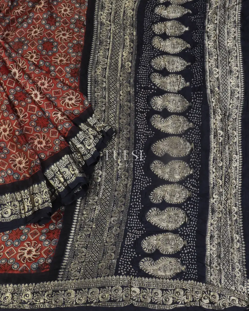 brown-gajji-silk-with-ajrakh-printed-saree-t483083-t483083-e
