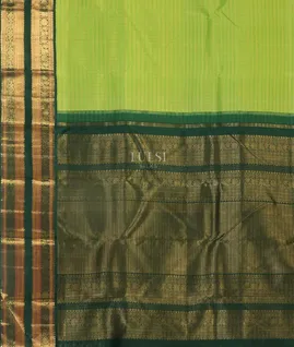 Yellowish Green Kanjivaram Silk Saree T5511004
