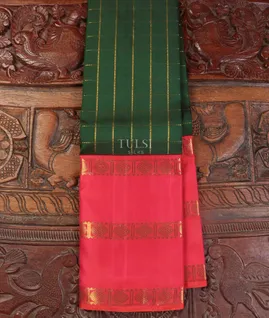 Green Kanjivaram Silk Saree T5491911