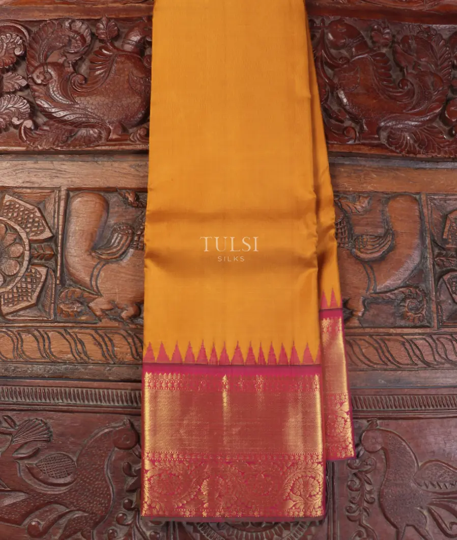 Yellow Kanjivaram Silk Saree T550880-image