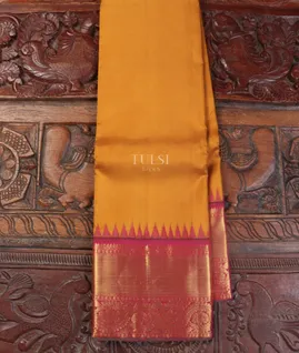 Yellow Kanjivaram Silk Saree T5508801