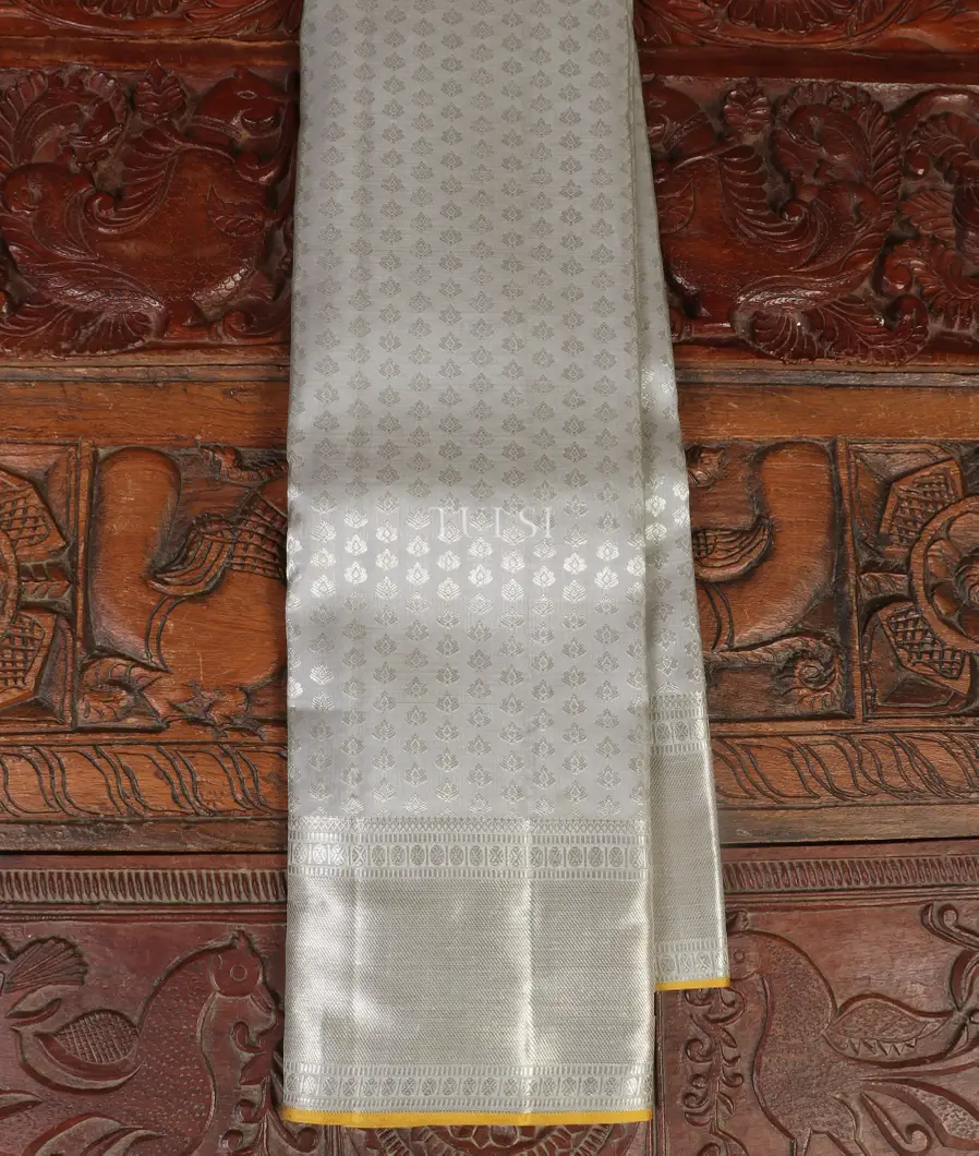 Grey Kanjivaram Silk Saree T533500-image