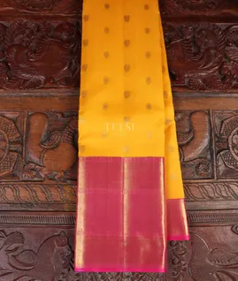 Yellow Kanjivaram Silk Saree T5204671